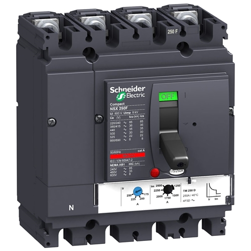 SCHNEIDER MCCB 49 + TM250D 36KA