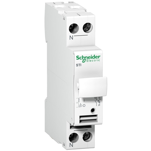 SCHNEIDER  STI isolatable fuse carrier 1P+N 400V