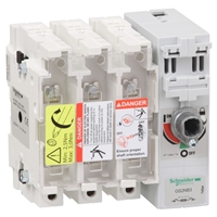SCHNEIDER 3P 250A BS88 FUSE SWITCH WITH BLACK