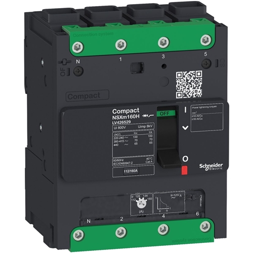 SCHNEIDER Circuit breaker Compact NSXm 25A 4P 16kA