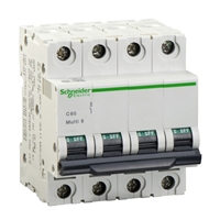 Schneider 6 amp 4 pole MCB