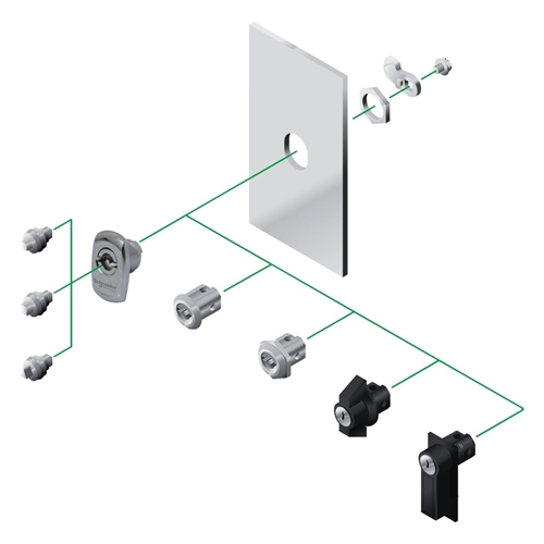 SCHNEIDER Stainless Steel 8mm Triangle Lock Insert
