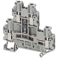 SCHNEIDER Linergy Double Screw Terminal 4mm Grey