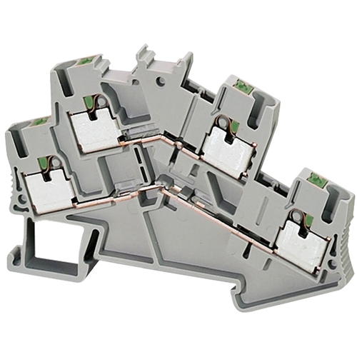 SCHNEIDER PUSH IN DOUBLE LEVEL 4PTS TERMINAL