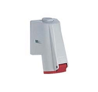 ILME INCLINED WALL SOCKET 3P+E 32A IP44