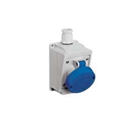 ILME 16A  WALL MOUNTED SOCKET 2P + EARTH