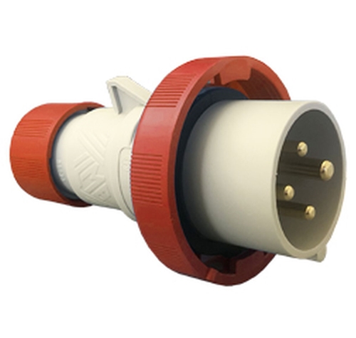 ILME PLUG 16A 4PIN 415V IP67 RED