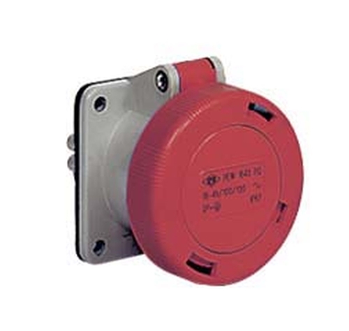 Ilme Panel Mount Socket 16A 2P+E (3Pin) 415V