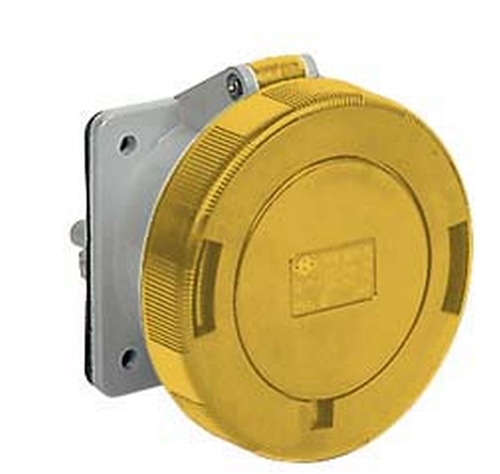 FLUSH MTD STRAIGHT SOCKET 32A 110V 3P
