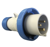 ilme 2 pin + earth plug ip67 32a 240v