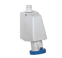ILME SOCKET IP67 63A 3P 240V BLUE