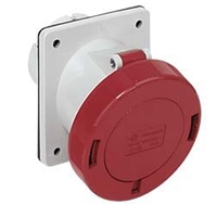 ILME SOCKET 63A 415V 3PN+E PANEL MOUNT IP67