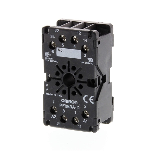 OMRON SOCKET BASE 8PIN SCREW TERM. (BOX CLAMP)