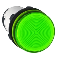 SCHNEIDER PILOT LIGHT GREEN LENS 230V BA9s DIRECT