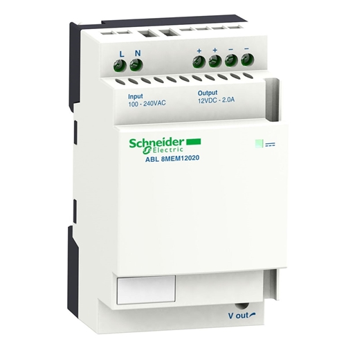 SCHNEIDER PSU 100-240VAC IN 12VDC 2A OUT 1-PHASE