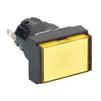SCHNEIDER RECTANGULAR LAMP 16MM 24V LED YELLOW