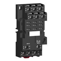 SCHNEIDER RELAY BASE SOCKET 3 POLE
