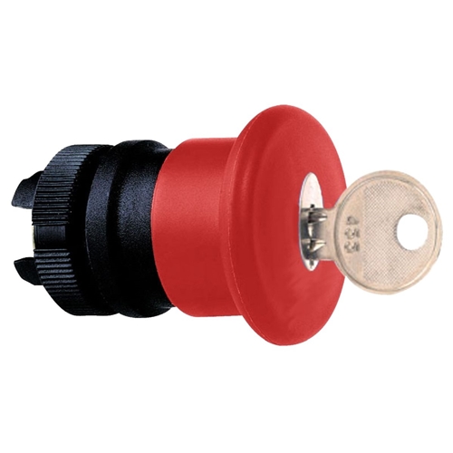 SCHNEIDER KEY E.STOP 40MM RED