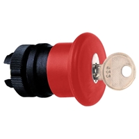 SCHNEIDER KEY E.STOP 40MM RED