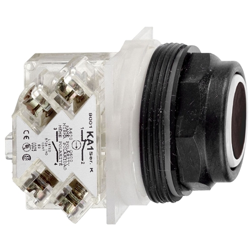 SCHNEIDER 30MM BLACK PUSHBUTTON