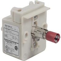 SCHNEIDER P/B Assy 30mm Illum Red