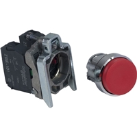 SCHNEIDER P/B RED PROJECTING 1NO 1NC 1NO 1NC