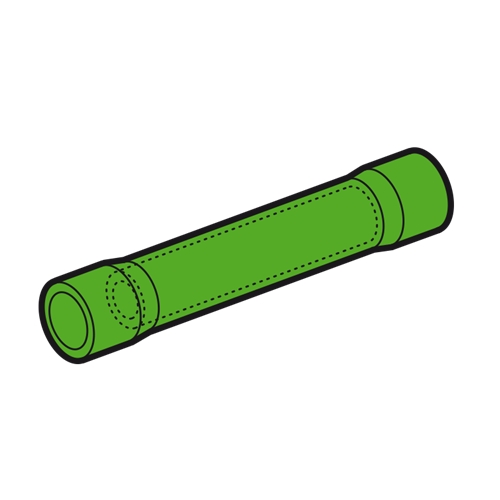 Cembre PL01-M Through Connector Green