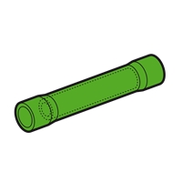 Cembre PL01-M Through Connector Green