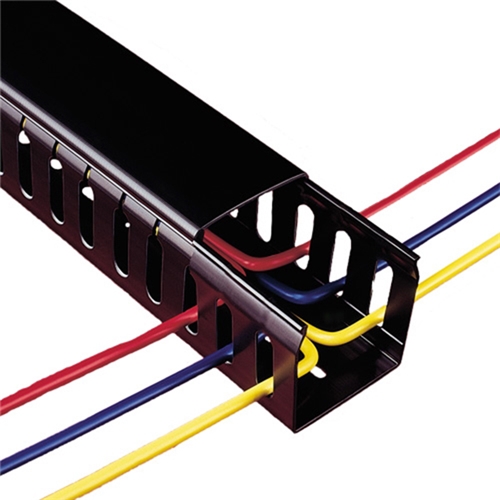 BETADUCT BLACK C/S 50W 50H MINI TRUNKING 1M LENGTH