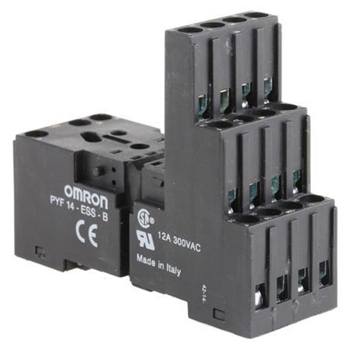 OMRON BASE WITH COMMON, NC & NO TERMINALS AT THE