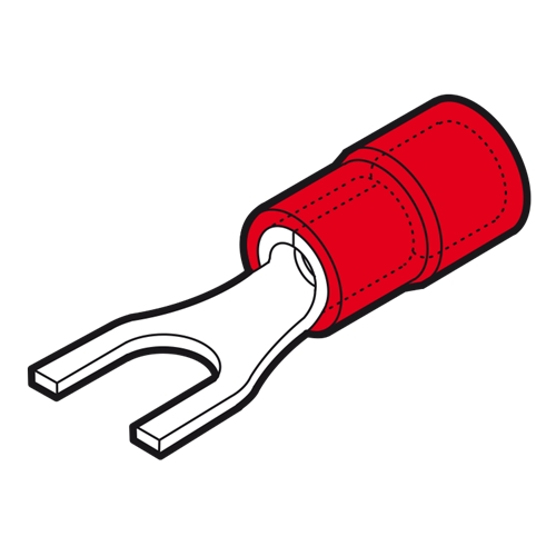 CEMBRE RF-U3 RED M3 FORK TERMINAL (PACK 100)