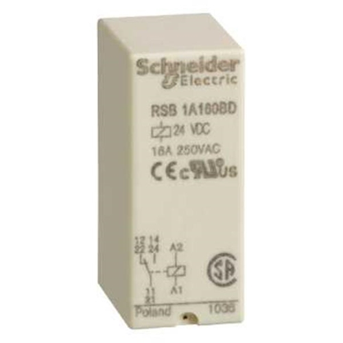 SCHNEIDER INT RELAY 16A 1 C/O 24VDC