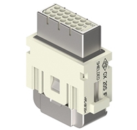 ILME HNM FEMALE MODULAR UNIT 20P 4AMP CRIMP SHIELD