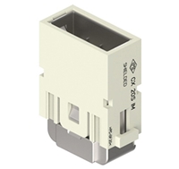 ILME HNM MALE MODULAR UNIT 20P 4A CRIMP SHIELD