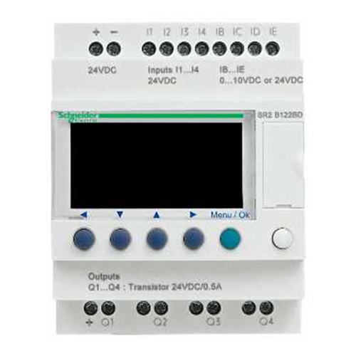 SCHNEIDER ZELIO 12 I-O ST 24VDC INCL CLOCK