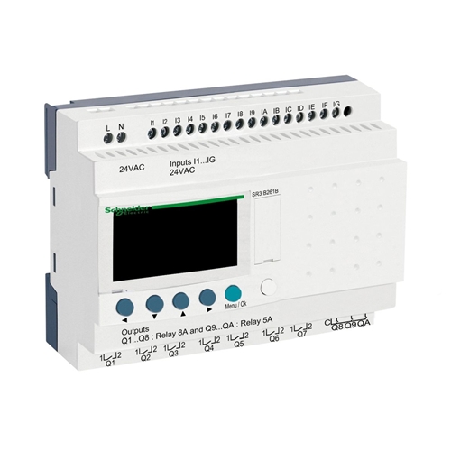 SCHNEIDER ZELIO INTELLIGENT RELAY 24VAC. 16 I/P,