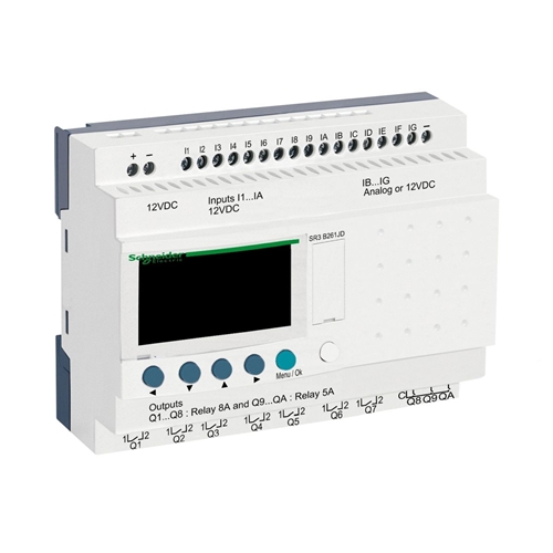 SCHNEIDER ZELIO MODULE 12VDC 16DI/10RO