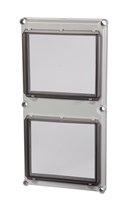Fibox Cover with two inspection windows