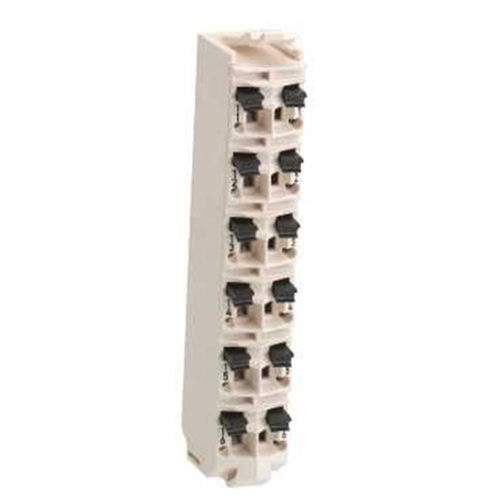 SCHNEIDER TERM BLOCK -6 PIN 24VDC WHITE