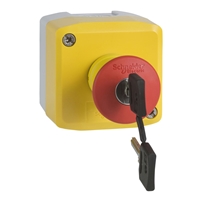 SCHNEIDER E.STOP CONTROL STN KEY OP 2N/C