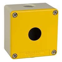 SCHNEIDER GREY/YELLOW METAL ENCLOSURE