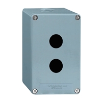 SCHNEIDER 2HOLE ZINC ALLOY ENCLOSURE BLUE