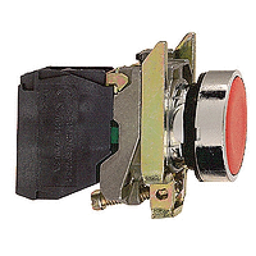 SCHNEIDER PUSHBUTTON FLUSH RED 1N/C