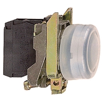SCHNEIDER PB FLUSH BLACK 1NO