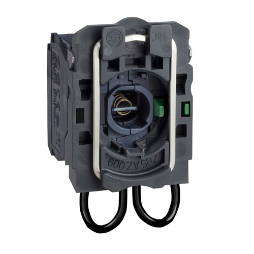 SCHNEIDER PLIGHT BODY 24V AC/DC GRN/TEST LED