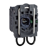 SCHNEIDER PLIGHT BODY 24V AC/DC GRN/TEST LED