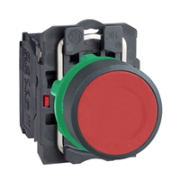 SCHNEIDER PB FLUSH RED 1NC