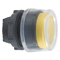SCHNEIDER BOOTED PUSHBUTTON YELLOW