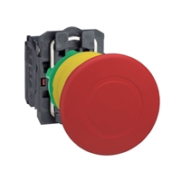 SCHNEIDER RED EMERGENCY STOP BUTTON TURN TO