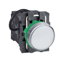 Schneider Electric white complete pilot light ?22